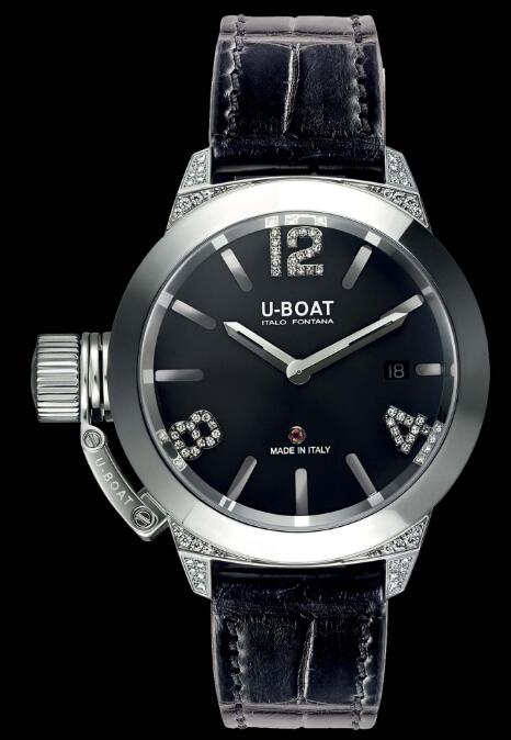 Replica U-BOAT Watch Classico SS White Diamonds 6950